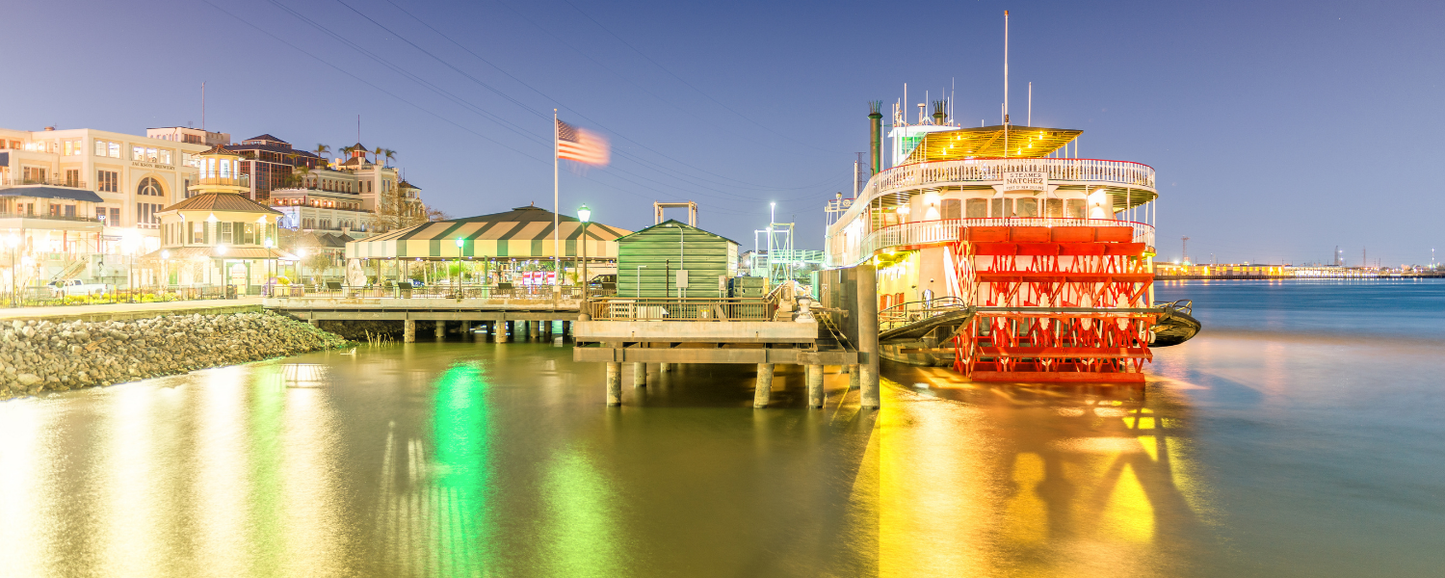 Location Customizable Magnet - Miscellaneous Backgrounds RIVERBOAT