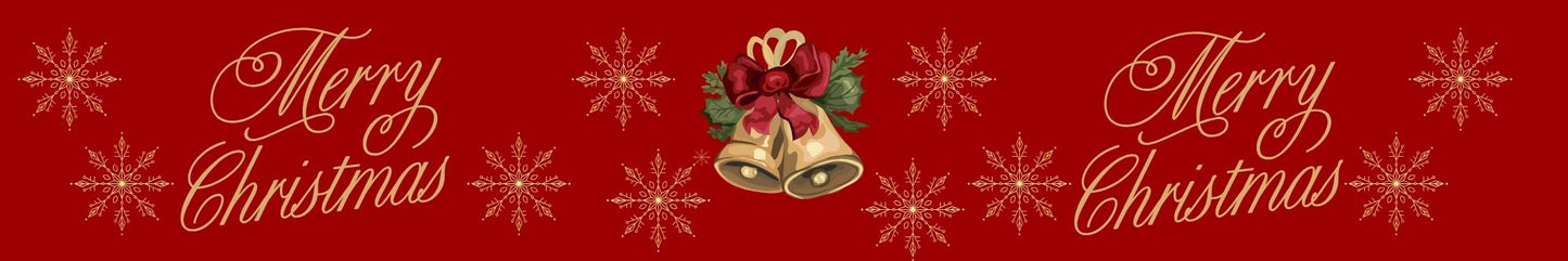 Mini Shelf Sitter - Christmas Theme MERRY CHRISTMAS BELLS