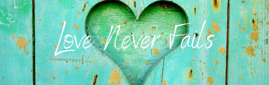 Mini Thin - Religious Theme LOVE NEVER FAILS