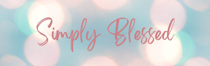 Mini Thin - Religious Theme SIMPLY BLESSED