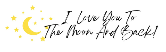 Mini Thin - Romance Theme I LOVE YOU TO THE MOON AND BACK