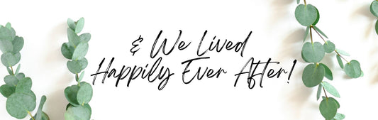 Wall Sign - Romance Theme & WE LIVED HAPPILY EVER AFTER