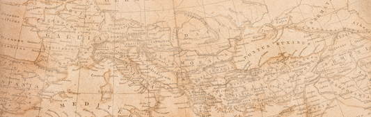 Location Customizable Wall Signs - Nautical Backgrounds OLD WORLD MAP