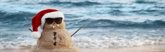 Location Customizable Mini Thin - Christmas Backgrounds SANTA SANDMAN