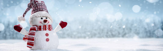 Location Customizable Wall Thin - Christmas Backgrounds SNOWMAN
