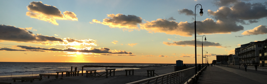 Location Customizable Wall Thin - Pier & Boardwalk Backgrounds EAST COAST BOARDWALK