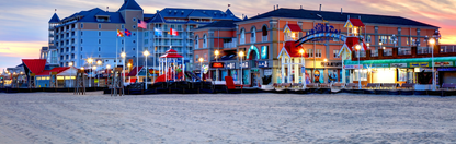 Location Customizable Mini Shelf Sitter - Piers & Boardwalk Backgrounds MARYLAND BOARDWALK