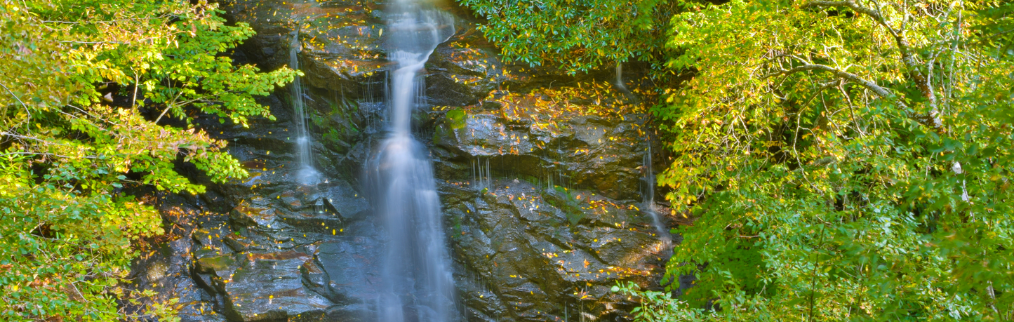 Location Customizable Mini Wall Sign - Waterfall Backgrounds FALL WATERFALL