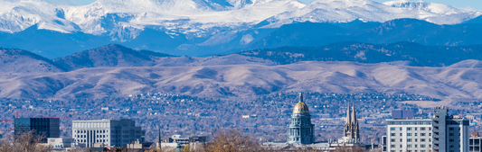 Location Customizable Wall Signs - Mountain Backgrounds DISTANT ROCKY MOUNTAINS