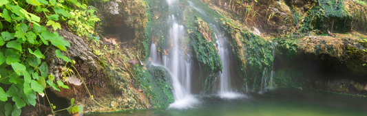 Location Customizable Wall Signs - Waterfall Backgrounds WATERFALL WITH VINES