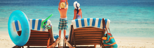 Location Customizable Mini Thin - Ocean Backgrounds WOOD BEACH CHAIRS