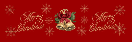 Wall Sign - Christmas Theme MERRY CHRISTMAS BELLS