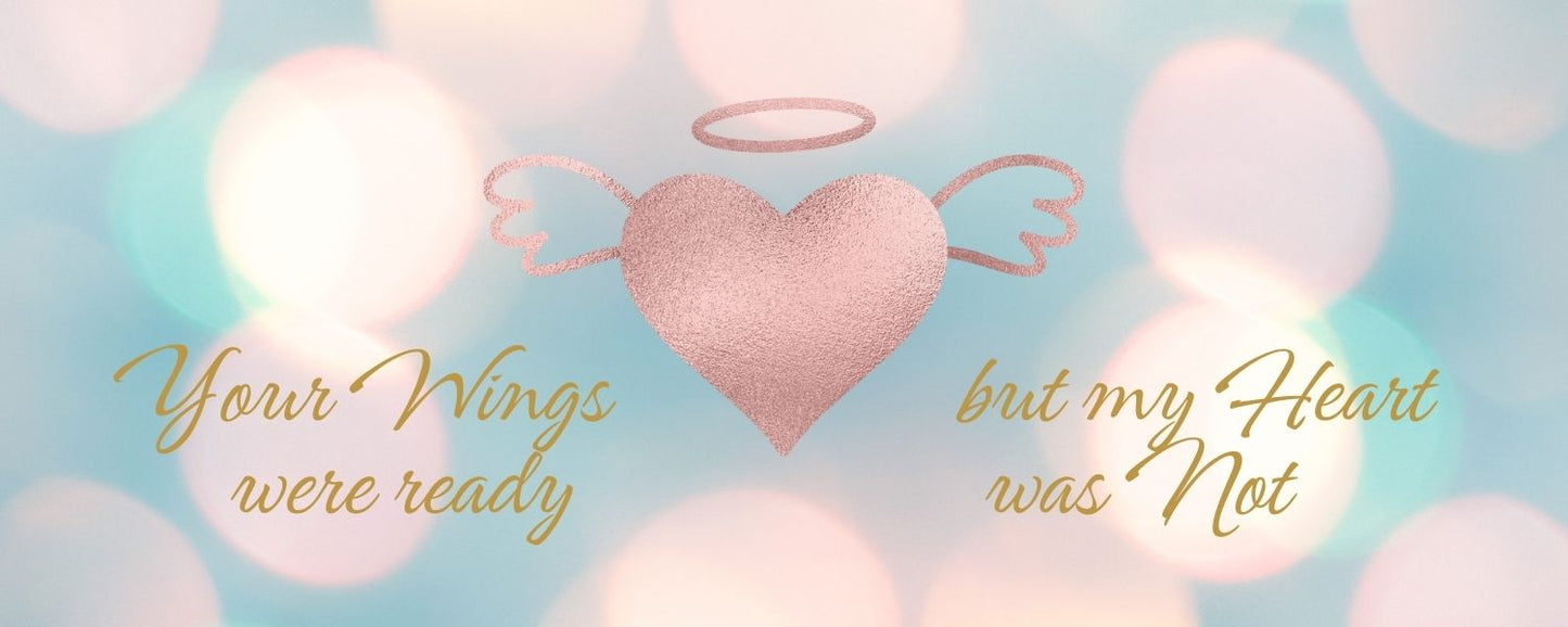 Magnet - Religious Theme YOUR WINGS WERE READY BUT MY HEART WAS NOT