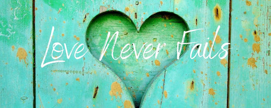 Magnet - Religious Theme LOVE NEVER FAILS