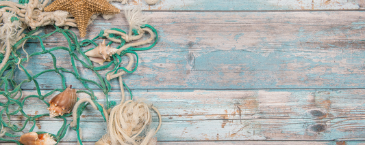 Location Customizable Magnet - Nautical Backgrounds GREEN NET