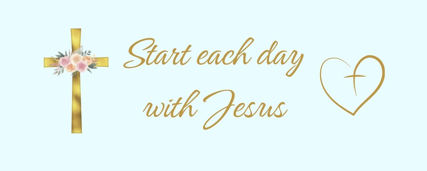 Magnet - Religious Theme START EACH DAY WITH JESUS