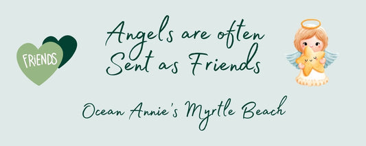 Magnet - Inspirational Theme ANGELS ARE OFTEN SENT AS FRIENDS