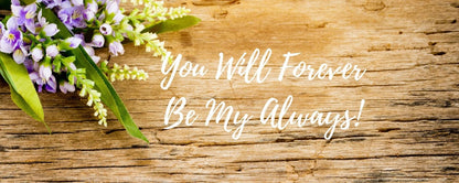 Magnet - Romance Theme YOU WILL FOREVER BE MY ALWAYS