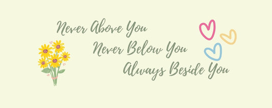 Magnet - Romance Theme NEVER ABOVE YOU NEVER BELOW YOU ALWAYS BESIDE YOU