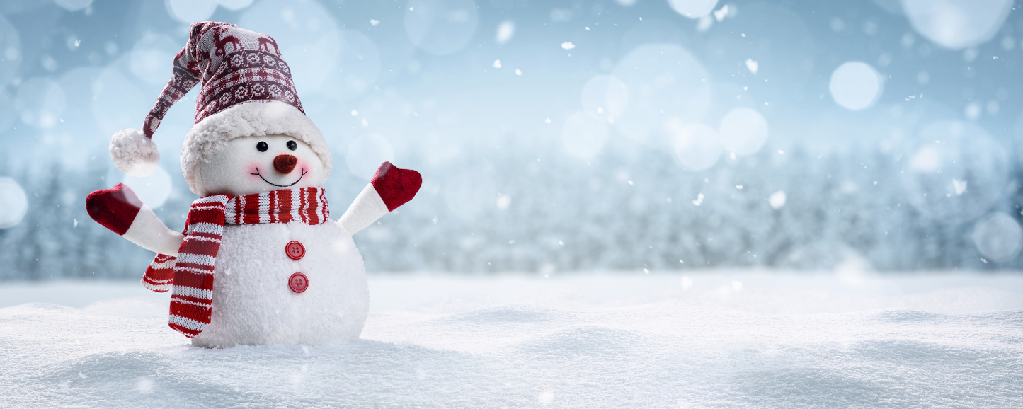 Location Customizable Magnet - Christmas Backgrounds SNOWMAN