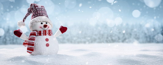 Location Customizable Magnet - Christmas Backgrounds SNOWMAN