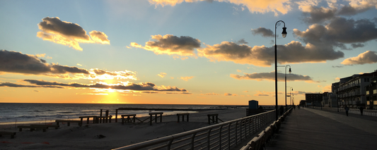 Location Customizable Magnet - Pier & Boardwalk Backgrounds EAST COAST BOARDWALK