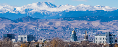 Location Customizable Magnet - Mountain Backgrounds DISTANT ROCKY MOUNTAINS