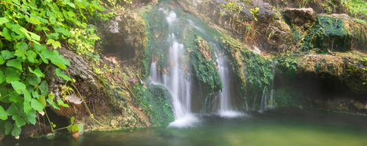 Location Customizable Magnet - Waterfall Backgrounds WATERFALL WITH VINES