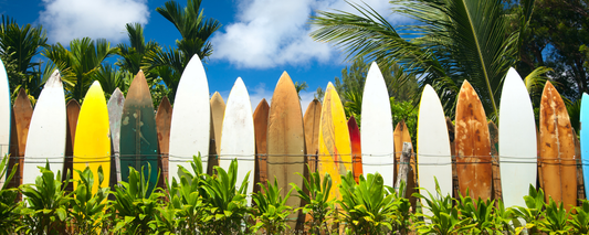 Location Customizable Magnet - Water Sports Backgrounds SURFBOARDS