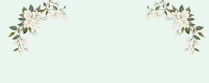 Location Customizable Magnet - Miscellaneous Backgrounds MAGNOLIA FLOWERS