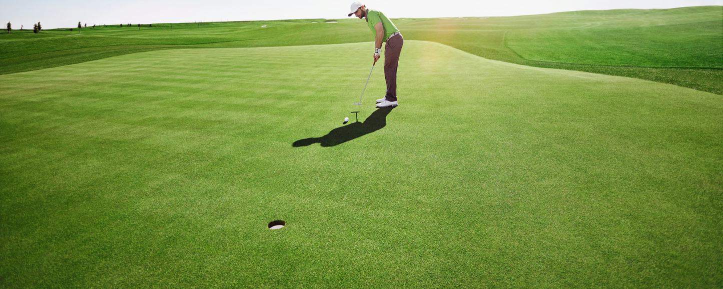Location Customizable Magnet - Golf Backgrounds TWO GOLFERS