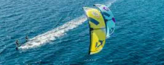 Location Customizable Magnet - Water Sports Backgrounds KITE SURFERS RACING