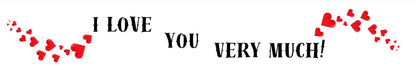 Shelf Sitter - Romance Theme I LOVE YOU VERY MUCH!