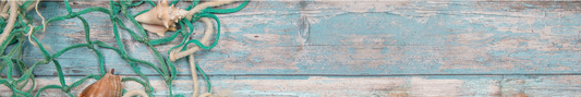 Location Customizable Shelf Sitters - Nautical Backgrounds GREEN NET
