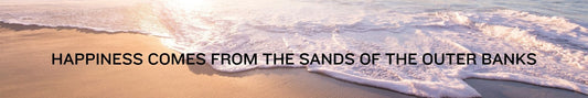 Mini Shelf Sitter - Beach Theme HAPPINESS COMES FROM THE SANDS OF THE OUTER BANKS (BEACH SCENE) 2
