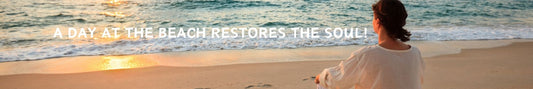 Mini Shelf Sitter - Beach Theme A DAY AT THE BEACH RESTORES THE SOUL (WOMAN ON BEACH) 2