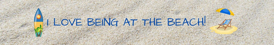 Shelf Sitter - Beach Theme I LOVE BEING AT THE BEACH!