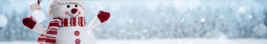 Location Customizable Shelf Sitters - Christmas Backgrounds SNOWMAN