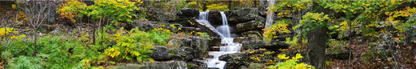 Location Customizable Shelf Sitters - Waterfall Backgrounds FALL WATERFALL