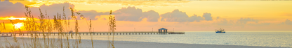 Location Customizable Shelf Sitters - Piers & Boardwalk Backgrounds BEAUTIFUL SUNSET OVER FISHING PIER