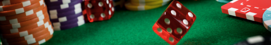 Location Customizable Shelf Sitters - Casino Backgrounds ROLLING DICE