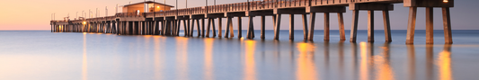 Location Customizable Shelf Sitters - Piers & Boardwalk Backgrounds PIER AT NIGHT