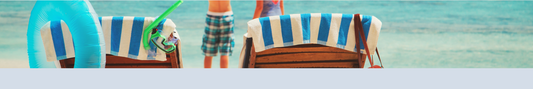 Location Customizable Shelf Sitters - Beach Backgrounds WOOD BEACH CHAIRS