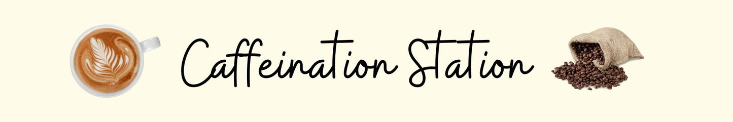 Shelf Sitter - Coffee Theme CAFFEINATON STATION