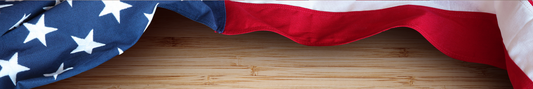 Location Customizable Shelf Sitters - Americana Backgrounds AMERICAN FLAG ON WOOD