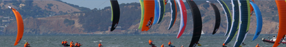 Location Customizable Shelf Sitters - Water Sports Backgrounds KITE SURFER AT SUNSET