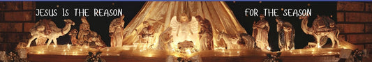 Shelf Sitter - Christmas Theme FULL LIGHTED NATIVITY